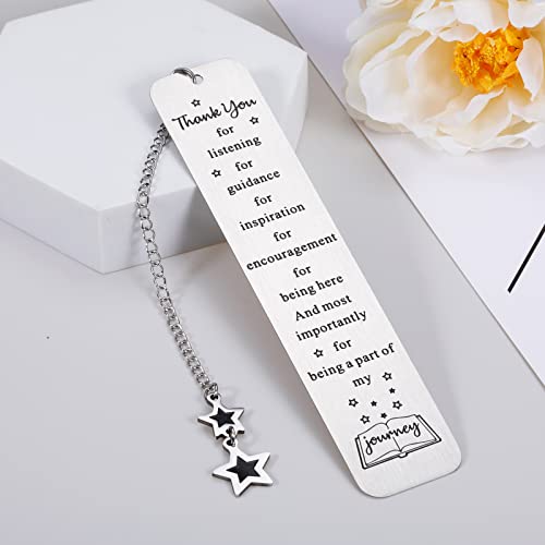 Thank You Gift Bookmark for Mentor Boss Supervisor Teachers Leaving Going Away Retirement Gifts for Colleague Coworker Appreciation Gift for Coach Christmas Birthday Present for Mom Dad Women Men