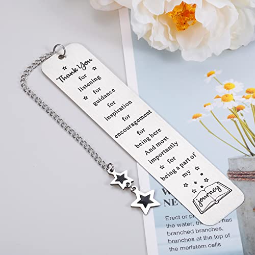 Thank You Gift Bookmark for Mentor Boss Supervisor Teachers Leaving Going Away Retirement Gifts for Colleague Coworker Appreciation Gift for Coach Christmas Birthday Present for Mom Dad Women Men
