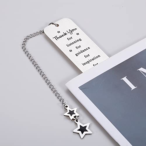 Thank You Gift Bookmark for Mentor Boss Supervisor Teachers Leaving Going Away Retirement Gifts for Colleague Coworker Appreciation Gift for Coach Christmas Birthday Present for Mom Dad Women Men