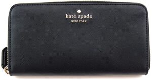 kate spade new york braelynn large continental wallet (black)