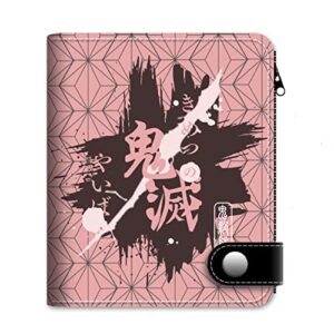 gonii anime cosplay wallet,pu leather wallet gift for women’s and men’s,anime cosplay purse gift for anime fans (ds-01)