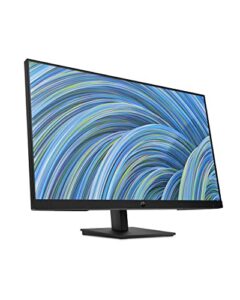 hp m27ha fhd monitor-full hd monitor(1920 x 1080p)- ips panel and built-in audio-vesa compatible 27-inch monitor designed for comfortable viewing with height and pivot adjustment-(22h94aa#aba) black