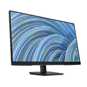 HP M27ha FHD Monitor-Full HD Monitor(1920 x 1080p)- IPS Panel and Built-in Audio-VESA Compatible 27-inch Monitor Designed for Comfortable Viewing with Height and Pivot Adjustment-(22H94AA#ABA) black