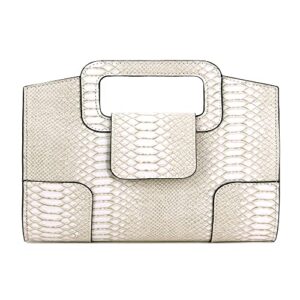 naimo snakeskin evening bag crocodile handbag tote top handle satchel shoulder bag retro pu leather clutch purse