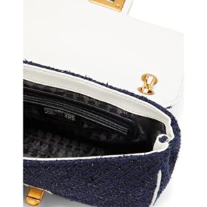 Karl Lagerfeld Paris Agyness Shoulder Bag Navy/White One Size