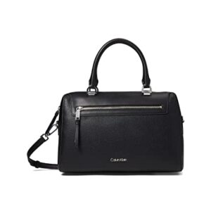 Calvin Klein Opal Satchel Black/Silver One Size