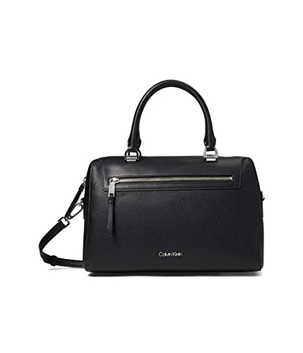 Calvin Klein Opal Satchel Black/Silver One Size