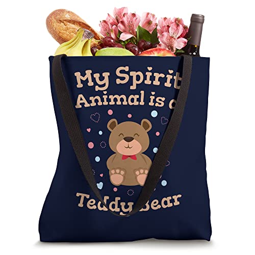 Teddy Bear Women Girls Cute Stuffed Toy Tote Bag