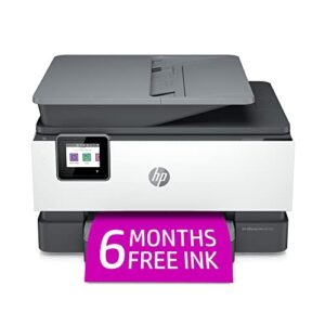hp officejet pro 9015e wireless color all-in-one printer with 6 months free ink (1g5l3a) (renewed premium)