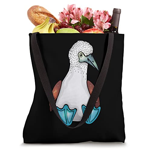 Blue Bobby Cute Bird Sea Bird Footed Booby Tote Bag