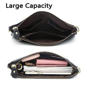 Smartphone Wristlet Black Phone Clutch Purses For Women Casual Wrist Handbag Wristlettes For Women Clutch Wristlet Clutch Purse Wrist Wristler Purse Small Purse With Wrist Strap Slim Wristlet