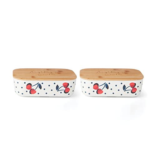 KATE SPADE Ks Vintage Cherry Dot Container, 1.79