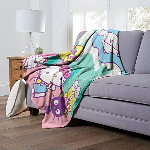 Northwest Sanrio Hello Kitty Silk Touch Throw Blanket, 50" x 60", Mountain Adventure