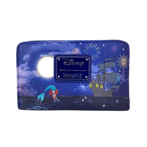 Loungefly Ariel Fireworks Zip-Around Wallet The Little Mermaid One Size