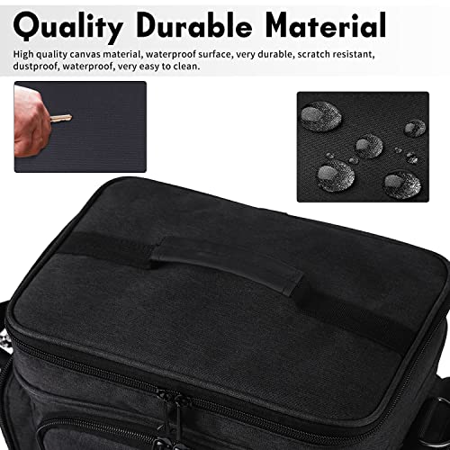 Portable Nintendo Switch Case Large Carrying Storage Bag Compatible with Nintendo Switch/Switch OLED/ Switch Lite, Soft Lining Hard Case for Nintendo Switch Console Pro Controller & Accessories