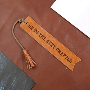 on to the next chapter wedding reader leather bookmark wedding party gift engraved wedding gift wedding favor bookmark wedding reader (on the next chapter)