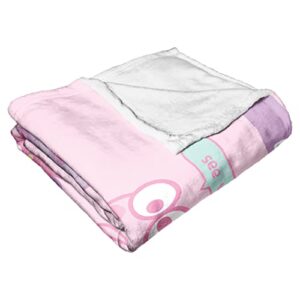 Northwest Sanrio Hello Kitty Silk Touch Throw Blanket, 50" x 60", Texting