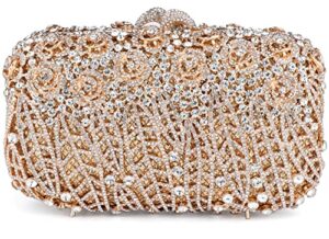 mossmon crystal clutch women luxury rhinestone evening bag