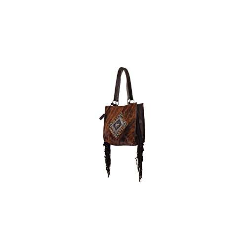 ARIAT Women's Tote Nashville Tote Calf Hair Brown