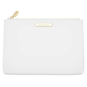 katie loxton bridal stone love laughter and happily ever after womens vegan leather clutch pouch pearl color
