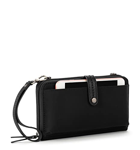 The Sak Esperato Large Smartphone Crossbody in Recycled Nylon, Black