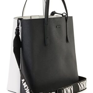 DKNY INES Tote Bag, BLK/Opt WT