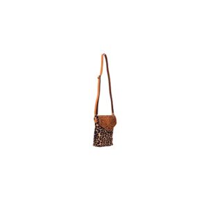 ARIAT Women's Tooled Leopard Crossbody Bag