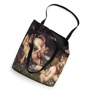John William Waterhouse's The Awakening of Adonis Tote Bag