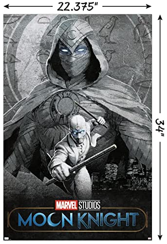 Trends International Marvel Moon Knight - Teaser Wall Poster, 22.375" x 34", Unframed Version