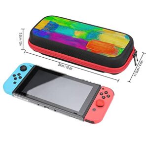 Custom Carrying Case for Switch Personalized Carrying Storage Case with 20 Games Cartridges Add Your Photo Text Portable Travel Carry Case Shell Pouch for Console Accessories