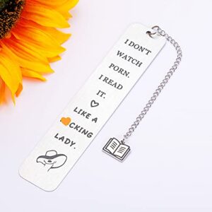 Bookmarks for Women Book Lover Bookish Book Marker with Chain for Birthday Christmas Gifts Female Friends BFF Her Spicy Reader Bookworms Reading Present Book Club Gifts