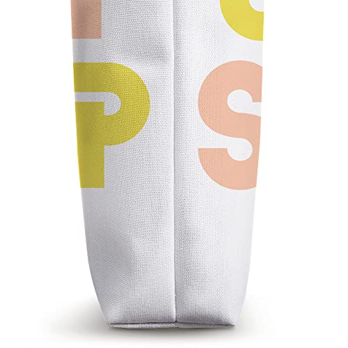 Sunny Side Up! Colorful & Cute Typography & Funny Saying Tote Bag