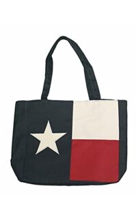 texas flag tote bag one size navy blue
