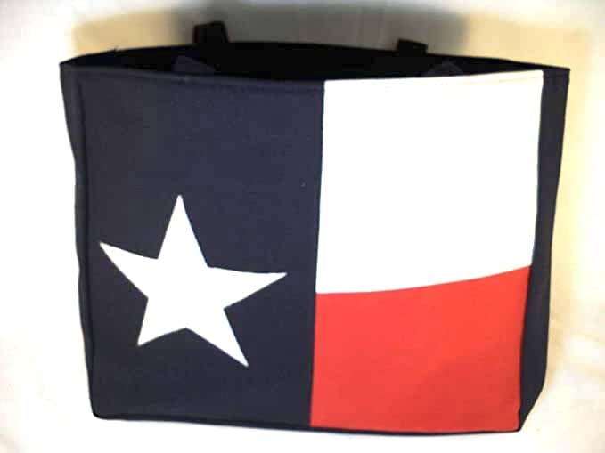 TEXAS FLAG Tote Bag One Size Navy Blue