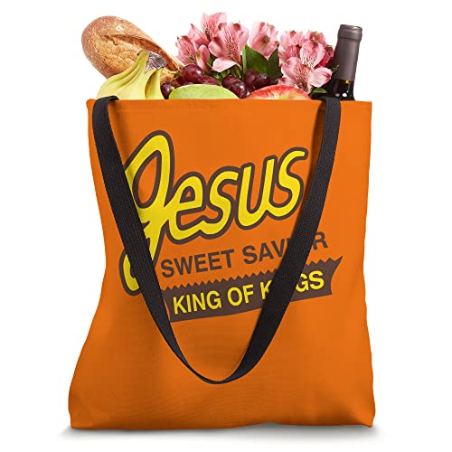 Jesus Sweet Savior King of Kings Christian Faith Apparel Tote Bag