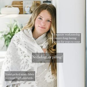 Minky Designs Minky Blankets | Posh Level Comfort | Ideal for Adults, Kids, Teens | Super Soft, Warm & Cozy…