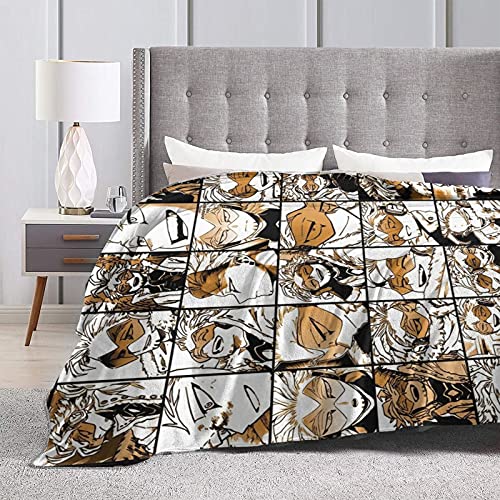 Anime Blankets Soft Plush Flannel Fleece Throw Blankets for Couch Sofa Bedding Living Room 60"x50"