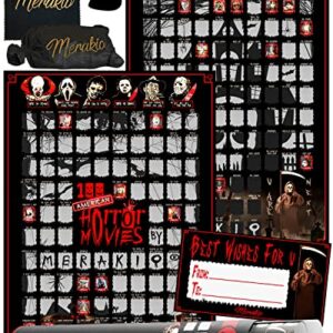 Merakio Horror Movie Scratch Off Poster, 100 Horror Movies Scratch Off Poster, Horror Movie Posters, Movie Scratch Off Poster, Top 100 Movies Scratch Off Poster, 100 Movies Scratch Off Poster