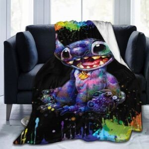 Anime Blanket Super Soft Flannel Throw Blanket 3D Printed Comfort Bedding for Sofa All Season 50x60 in