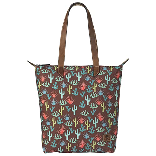 ARIAT Women's Tote Cruiser Matcher Cactus Brown