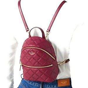 kate spade backpack for women Natalia convertible backpack handbag size mini (BlackBerry preserve)
