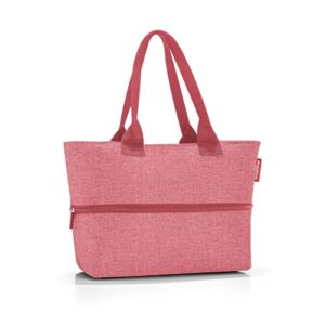 reisenthel shopper e1 twist berry – large capacity bag made of durable and resistant polyester fabric