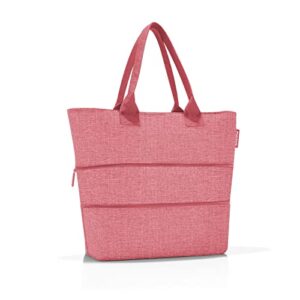 reisenthel shopper e1 twist berry - Large capacity bag made of durable and resistant polyester fabric