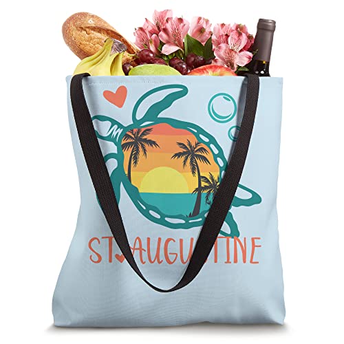 St. Augustine Florida Funny Sea Turtle Lover Gifts Tote Bag