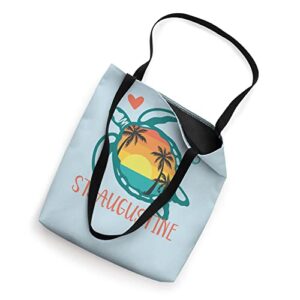St. Augustine Florida Funny Sea Turtle Lover Gifts Tote Bag
