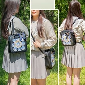 Soutrend Women Ita Bag Anime Crossbody Shoulder Bag Backpack Purse Satchel Bag with Removable Insert