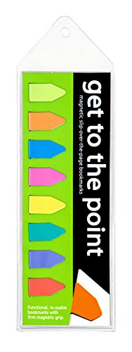 Get to The Point - Magnetic Arrow Bookmarks - EARTHTONE - Set of 8