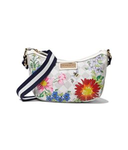 u.s. polo assn. floral diamond crossbody grey one size