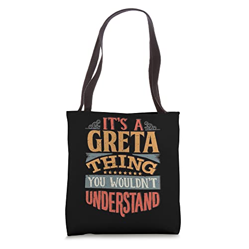 Greta Name Tote Bag