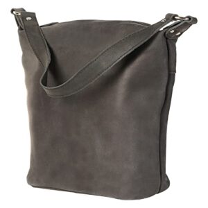 floriana women’s shoulder bag for women hobo purses for women leather hobo bag – black